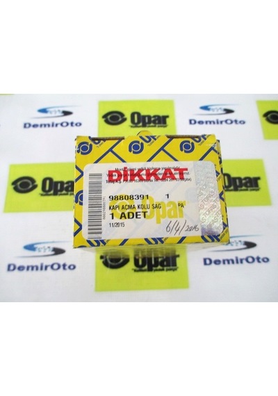 98808391 Kapı Kolu Dış Ön Sağ Palio-Siena-Palio Weekend OPAR