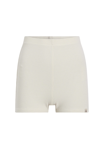 Calvin Klein Waffle Texture Short, Cks Krem Kadın Tayt