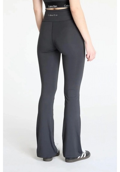 Calvin Klein Calvin Klein Sport Flare Logolu Kadın Siyah Tayt Lvgws5l611-ub1