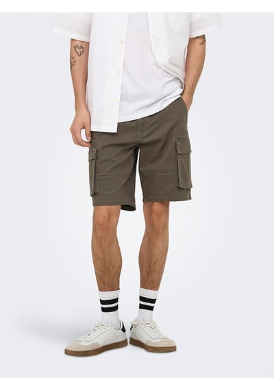 Only & Sons Onscam Stage Cargo Shorts 6689 Lıfe Noos Erkek Gray Şort - 22016689