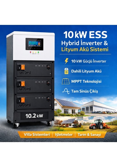 10 Kw / 10.2 Kw Ess Energy Storage System İnverter