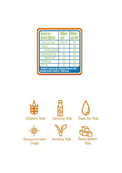 12'li Organik Defence %100 Meyve-sebze Suyu 200 Ml