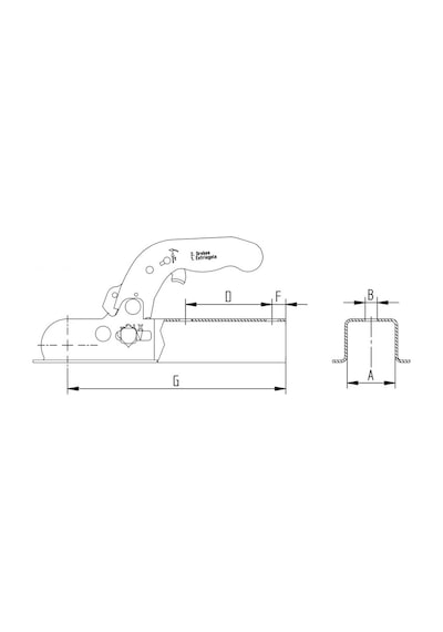 Knott Römork Karavan Kaplin 750 Kg 50 Mm - 60 Mm 543162298