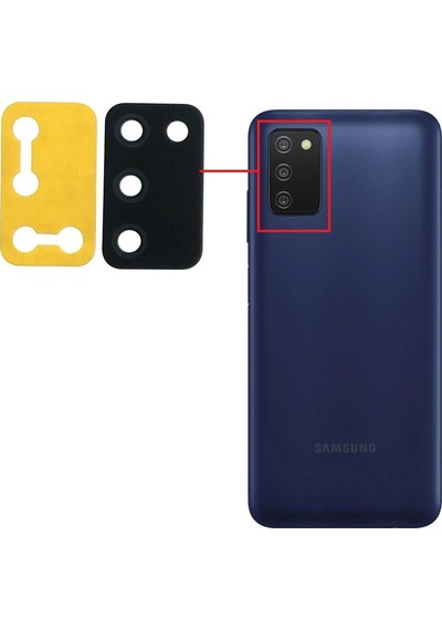 Samsung Uyumlu Galaxy A03s Kamera Lensi Cam Sm-a037f