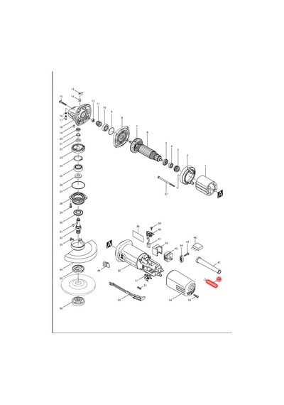 Makita 9558HN Kablo Ürün Kodu 665394-6
