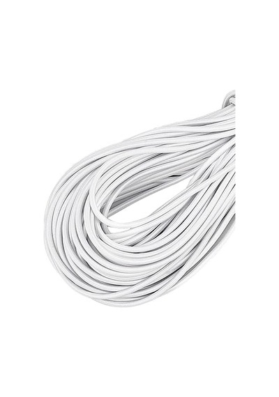Beyaz 5 Metre 2 Mm Yuvarlak Lastik
