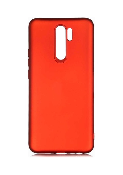 Ekılıf - Xiaomi Redmi 9 Uyumlu Kılıf Mat Soft Premier Silikon Kapak - Kırmızı