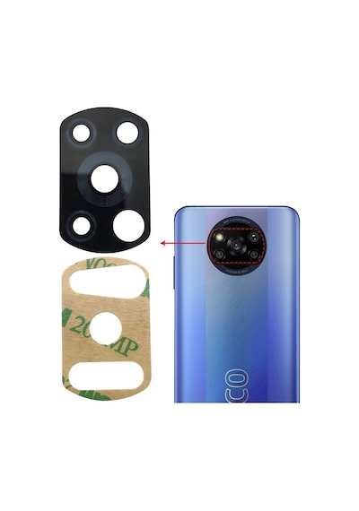 Xiaomi Poco X3 Pro Uyumlu Kamera Lensi Camı M2102j20sg M2102j20sı