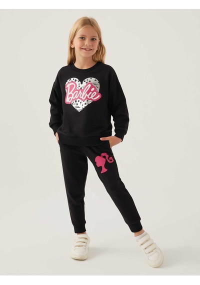 Barbie Kız Eşofman Takımı 9-14 Yaş Siyah 25214764g24s1-1 Siyah