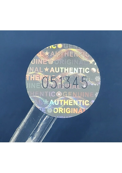 Çap Hologramlı Garanti Etiketi Seri Numaralı 1 5 Cm 100 Adet