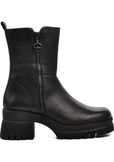 Castle Black Cb-222606-1 Kadın Deri Bot Bej