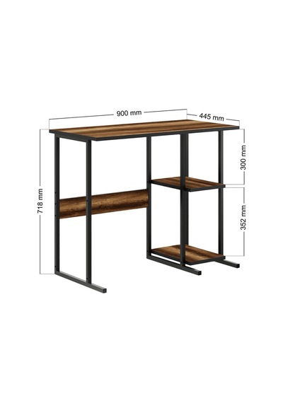 Msr2 Metal Ayaklı Bilgisayar Çalışma Masası - Ceviz Msr2 Ceviz