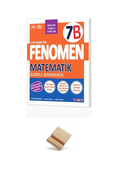 Fenomen 7. Sınıf Maarif 7b Serisi Matematik Soru Bankası + Telefon Standı