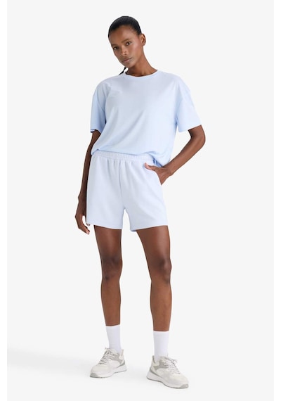 DeFactoFit Standart Fit Kısa Paça Sporcu Modal Şort C0467AX25SMBE337 Mavi