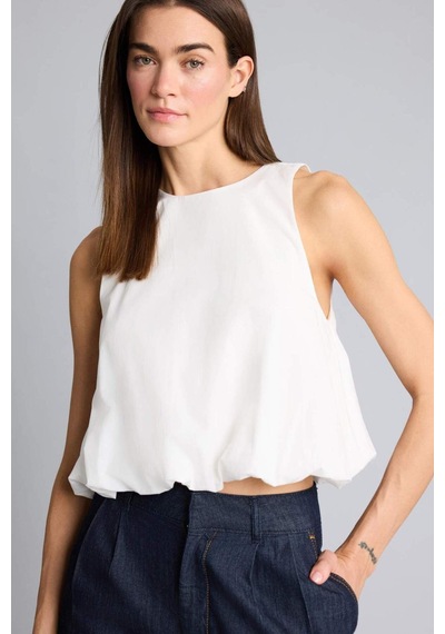 Defacto Afra X Defacto Balloon Fıt Poplin Kolsuz Bluz H2648ax26smwt32 Beyaz-wt32