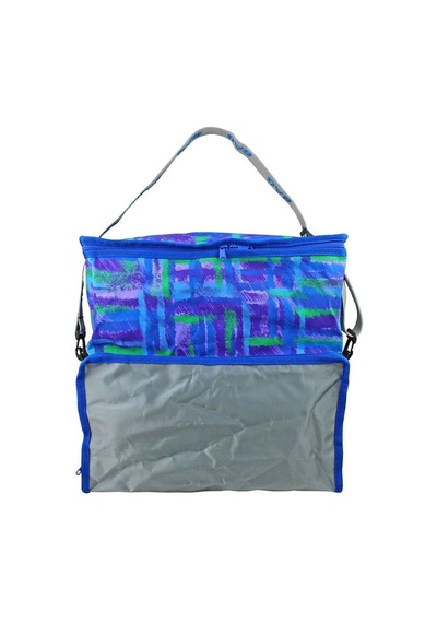 Muhtelif Bag Mavi Gri Çift Katlı Çanta 40*40*20