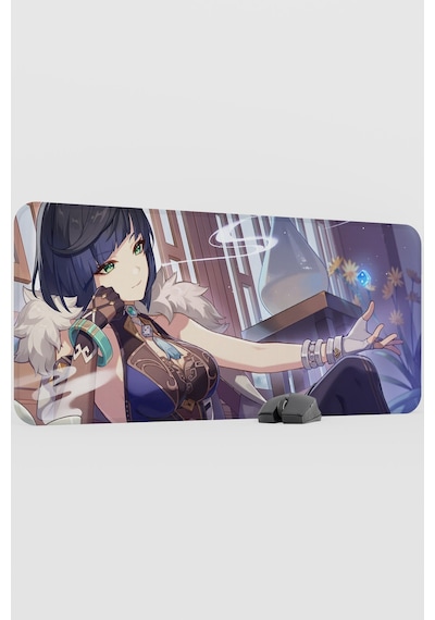 Yelan Genshin Impact Anime Gacha V3 - 90x40 Xxl Gaming Mouse Pad Fare Altlığı