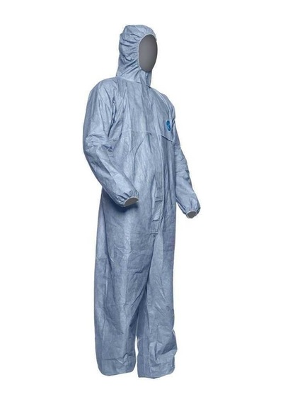 Dupont Tyvek 500 Xpert Mavi Başlıklı Kimyasal Koruyucu Tulum M