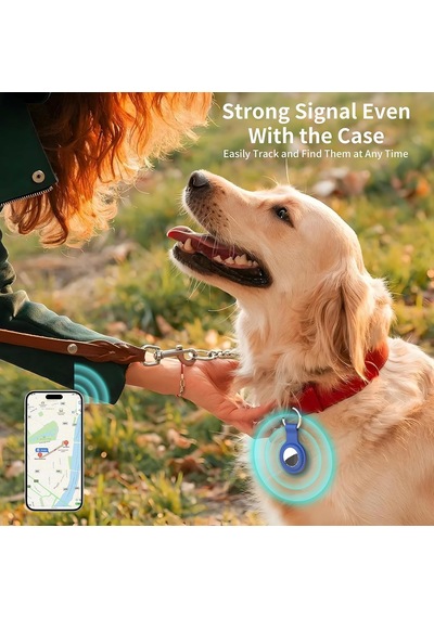Lexroo Air-tag İçin Uyumlu Esnek Silikon Kılıf Ve Anahtarlık Gps Takip Cihazı Kılıfı, Çantalar