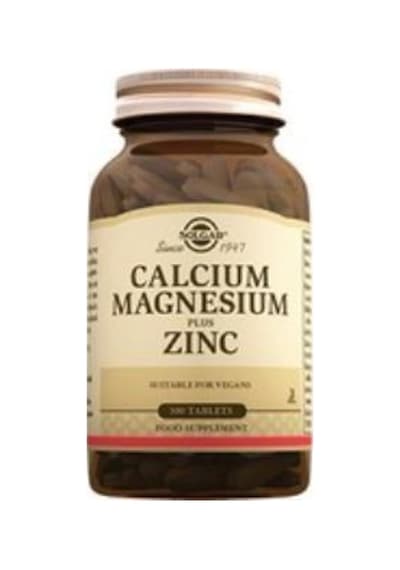 Solgar Calcium Magnesium Plus Zinc 100 Tablet 2li Paket