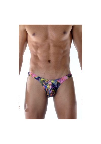 Terry Pau Don Moris Desenli Erkek Slip (Dm021811) Çok Renkli