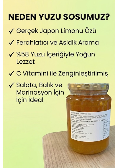 Yuzu Japon Limonu Sosu 500 Ml