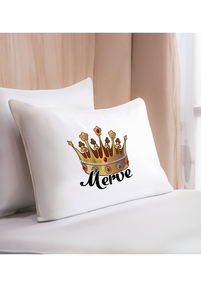 Bk Gift Kişiye Özel İsimli Pamuklu Yastık Kılıfı-8 50x70cm , Sevgiliye , Ev si, Tasarım Ev Tekstili