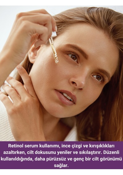 The Vivia  İnce Çizgi ve Retinol Serum 30 ML