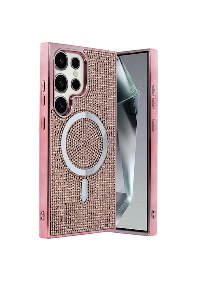 Joko - 195 - Samsung Galaxy S23 Ultra Helen Magsafe Kapak - Glblseme - - Pembe
