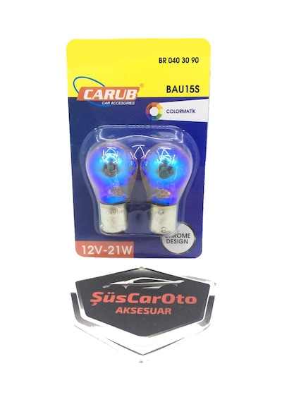 Carub Diadem Ampul Krom Tek Duy Sinyal Ampulü 12V 21W 93 Turuncu