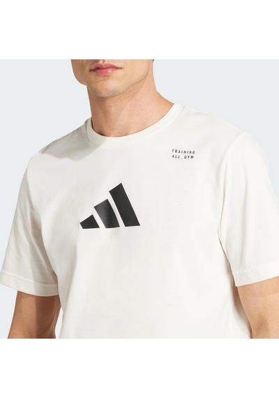 Adidas Jm8976 M Tr Cat G T Clımacool Category Training Graphic Erkek Tshırt Ekru