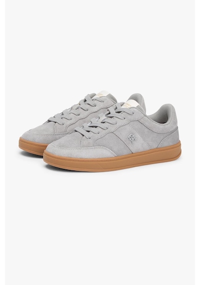 Tommy Hilfiger Kadın Heritage Court Sneaker Suede Ayakkabı Fw0fw09266pry GRİ