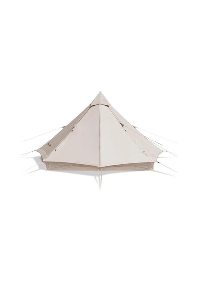 Naturehike Brighten 6.4 Lüks Piramit Pamuk Glamping Çadırı Kopya Açık Bej