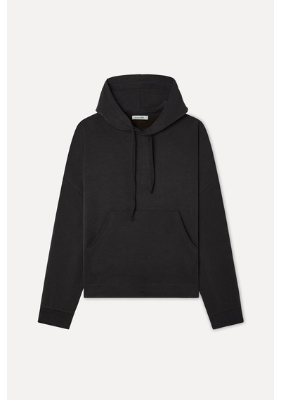 Mudo Kadın Kadın Kahverengi Loose Fit Kapüşonlu Sweatshirt 1272672 Koyu Kahverengi