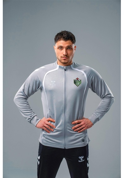 Hummel Iğdır Fk Target Kamp Eşofman Üstü Gri Sponsorlu
