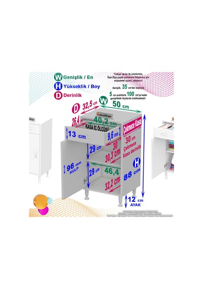 Eliusta Fre 50 Cm Çok Amaçlı Dolap 1 Raflı Tek Çekmeceli Banyo Mutfak Dolabı 50x88x32,5 Cm Organizer Dolap Beyaz Eliusta Fre 50 Cm Çok Amaçlı Dolap 1 Raflı Tek Çekmeceli Banyo Mutfak Dolabı 50x88x32,5 Cm Organizer Dolap Beyaz