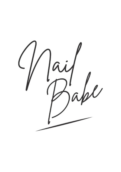 Nail Babe Nail Care Nail Artist Nail Tech: Blank Lined Notebook/journal 6 X 9 Nail Babe Quote For Nail Technician & Nail Artists 0