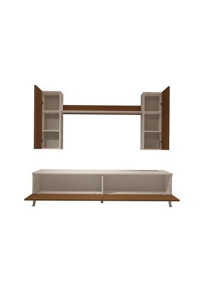 Decoraktiv Eko 7 Mdf Std Gold Tv Ünitesi Tv Sehpası Beyaz - Ceviz