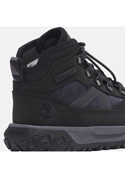 Timberland Motion 6 Mid Lace Up Waterproof Çocuk Sneakers-34002 Siyah