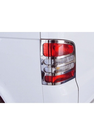 Vw T5 Transporter 2003-2009 Arası Krom Stop Çerçevesi 2 Parça Paslanmaz Çelik