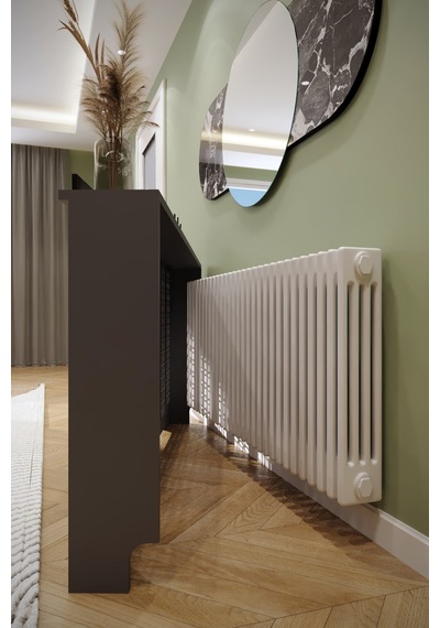 Petek Kaplama Modern Radyatör Kapatma Ünitesi Ön Panel Mdf Tasarım İç Ölçü 156 Cm Dış Ölçü 160 Cm Petek 156 Antrasit D1