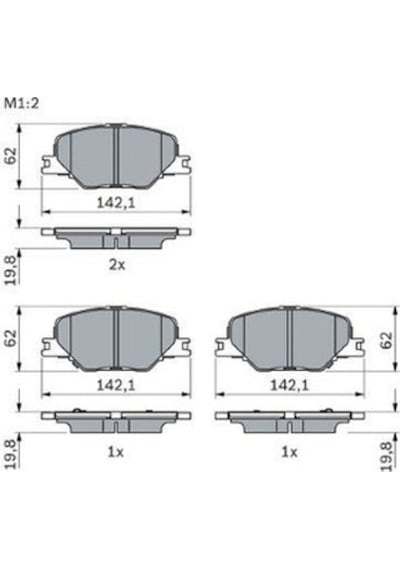Opel Insignia B 1.5 2017-2024 Bosch Ön Balata
