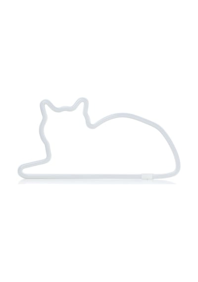 Mustard Sitting Cat Led Işık