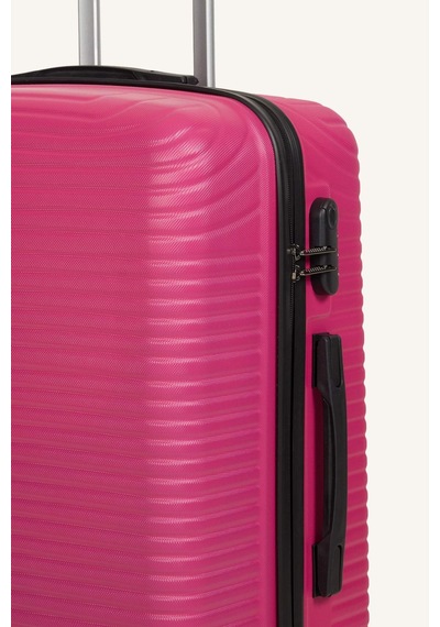 Defacto Unisex Sert Kapaklı Çekçekli Küçük Fusya Valiz I1711axnspn662 Pembe-pn662