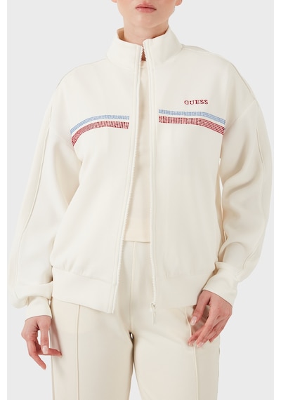 Guess V6rq01kcay2 Berthe Kadın Sweatshirt Beyaz