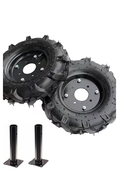 Çapa Makinası Teker Takımı 4.00x8 27mm Aks