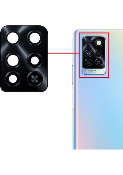 İnfinix Note 10 Pro Kamera Camı Kamera Lensi Camı X695 X695d