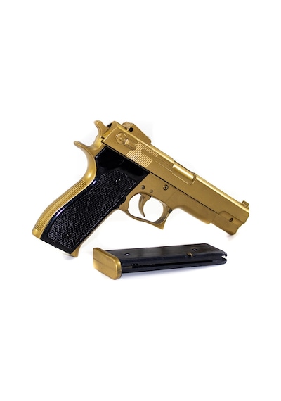 Boncuk Tabanca Gold Glock Colt Eagle 2 Adet 600 Boncuk Mermi