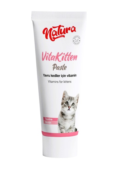 Natura Vitakitten Yavru Kedi Vitamin Macunu 100 Ml Taurin Ve Biotin