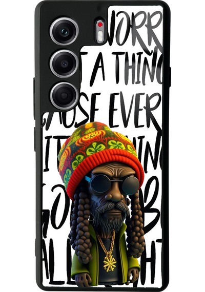 Tecno Camon 40 Pro Uyumlu Bob Marley Tasarımlı Glossy Telefon Kılıfı Çok Renkli